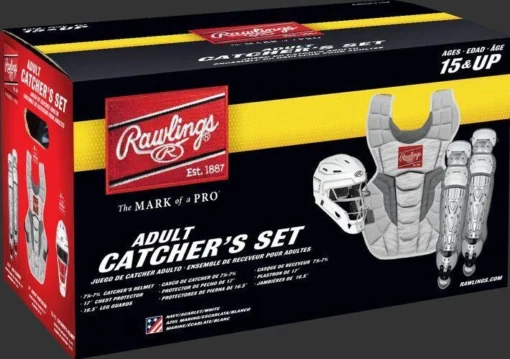 Rawlings ADULT USA VELO 2.0 Catcher's Gear Box Set: CSV2A-NSW -Rawlings CSV2A NSW 16