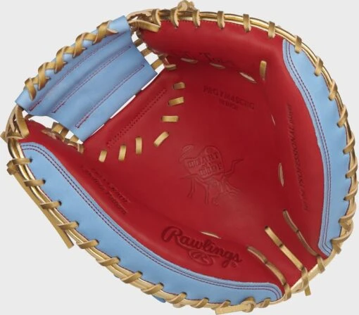 Rawlings 2021 Exclusive Heart Of The Hide 34-Inch Catcher's Mitt, Yadier Molina Pattern -Rawlings PROYM4SCBG 1