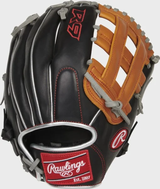 Rawlings R9 Contour Series 12" Infield/Pitcher's Baseball Glove: R9120U-6BT -Rawlings R9120U 6BT 2