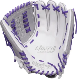 Rawlings Liberty Advanced Color Series 12.5" Fastpitch Glove: RLA125 (Multiple Colors) -Rawlings RLA125 18WPG 1 png