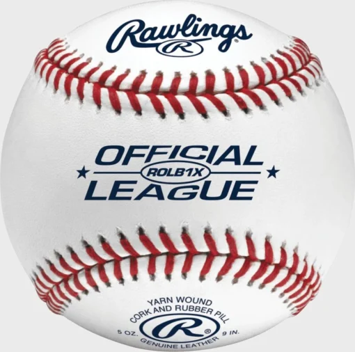 Rawlings ROLB1X Official League Practice Baseballs: One Case (10 Dozen) -Rawlings ROLB1X 1