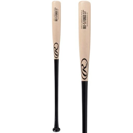 Rawlings 37" Maple Fungo Bat MLF5-B/NAT -Rawlings Rawlings Maple Fungo 37 MLF5 B NAT