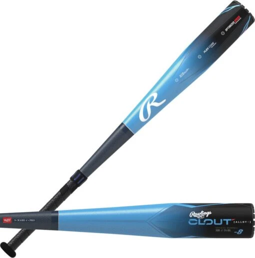 2023 Rawlings Clout USSSA Balanced Baseball Bat (-8oz) RUT3C8 -Rawlings rawlings clout usssa balanced baseball bat rut3c8 13