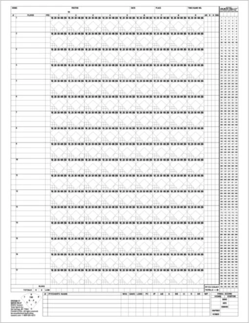 Rawlings Coaching Accessories System-17 Scorebook 17SB -Rawlings rawlings coaching accessories system 17 scorebook 17sb 11