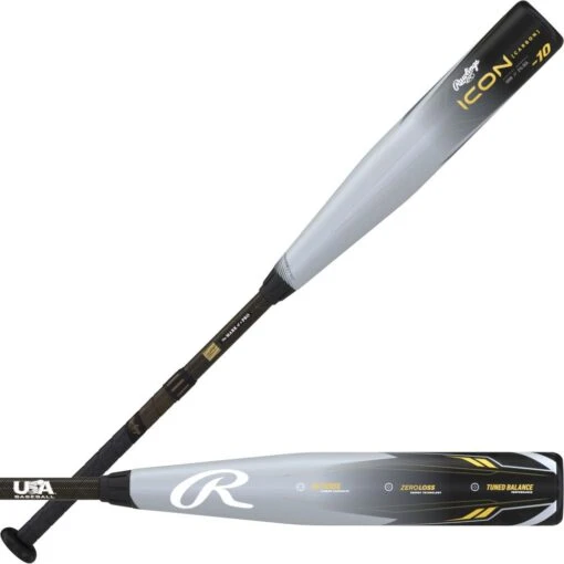 2023 Rawlings ICON USA Balanced Baseball Bat (-10oz) RUS3I10 -Rawlings rawlings icon usa balanced baseball bat rus3i10 13