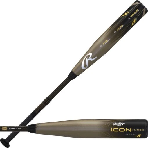 2023 Rawlings ICON USSSA Balanced Baseball Bat (-5oz) RUT3I5 -Rawlings rawlings icon usssa balanced baseball bat rut3i5 15