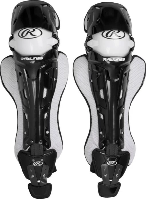 Rawlings MACH Adult 17 Inch Catcher's Leg Guards MCHLGA -Rawlings rawlings mach adult 17 inch catchers leag guards mchlga 25