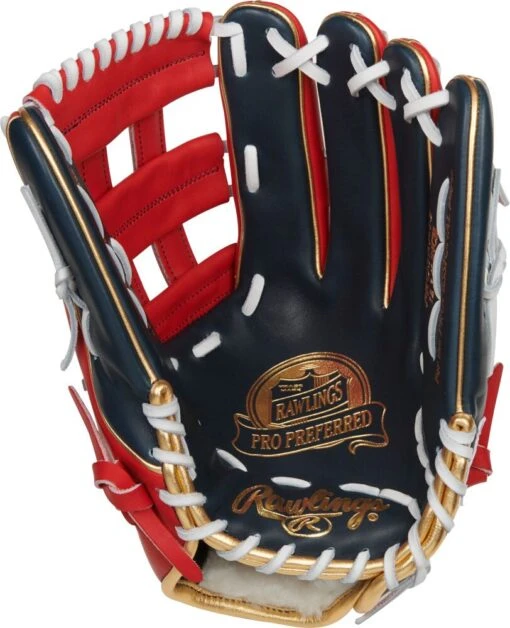 12.75 Inch Rawlings Pro Preferred Ronald Acuna's Adult Outfield Baseball Glove PROSRA13 -Rawlings rawlings pro preferred 1275 inch ronald acunas adult outfield baseball glove prosra13 12