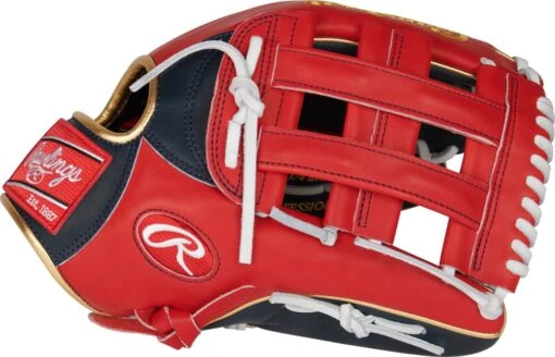 12.75 Inch Rawlings Pro Preferred Ronald Acuna's Adult Outfield Baseball Glove PROSRA13 -Rawlings rawlings pro preferred 1275 inch ronald acunas adult outfield baseball glove prosra13 14