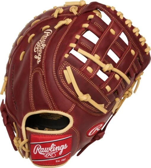 12.5 Inch Rawlings Sandlot Adult Baseball Firstbase Mitt SFM18S -Rawlings rawlings sandlot 125 inch adult baseball firstbase mitt sfm18s 11