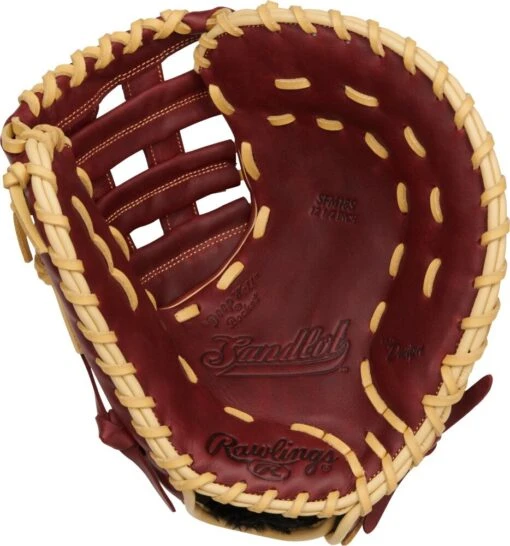 12.5 Inch Rawlings Sandlot Adult Baseball Firstbase Mitt SFM18S -Rawlings rawlings sandlot 125 inch adult baseball firstbase mitt sfm18s 12